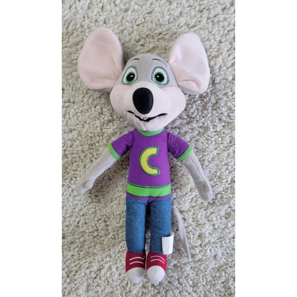 Chuck E Cheese Plush 13" Mouse Doll Stuffed Animal 2013 CEC Entertainment